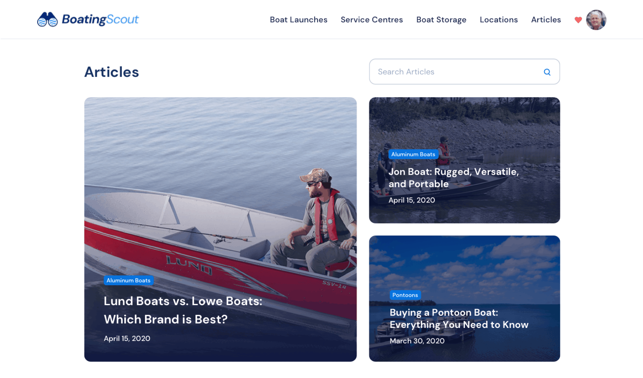 Boating Scout Content Marketing